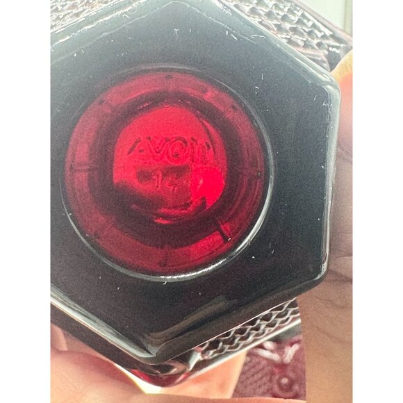 Vintage NOS Avon Cape Cod Collection Pair of Ruby Red Candle Holders Christmas D - Picture 5 of 9